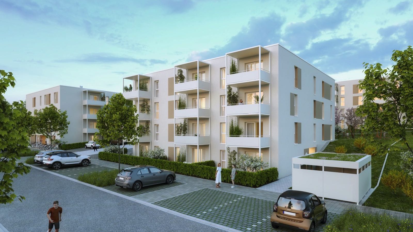 Unverbindliche Beispieldarstellung Straßenansicht, Haus B3