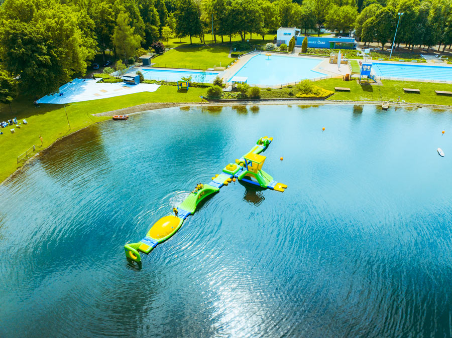 Direkte Nähe zum 
StrandBad Frankenthal
