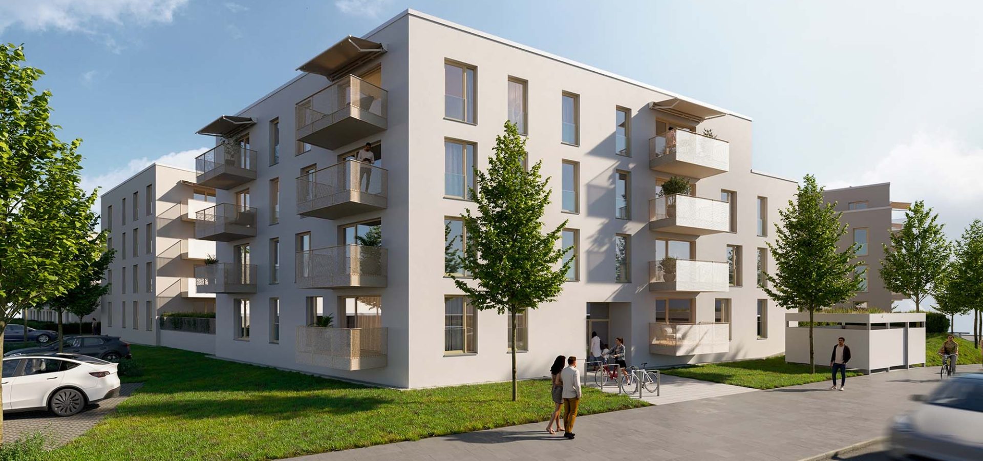 Unverbindliche Beispieldarstellung, Haus 14, Straßenansicht