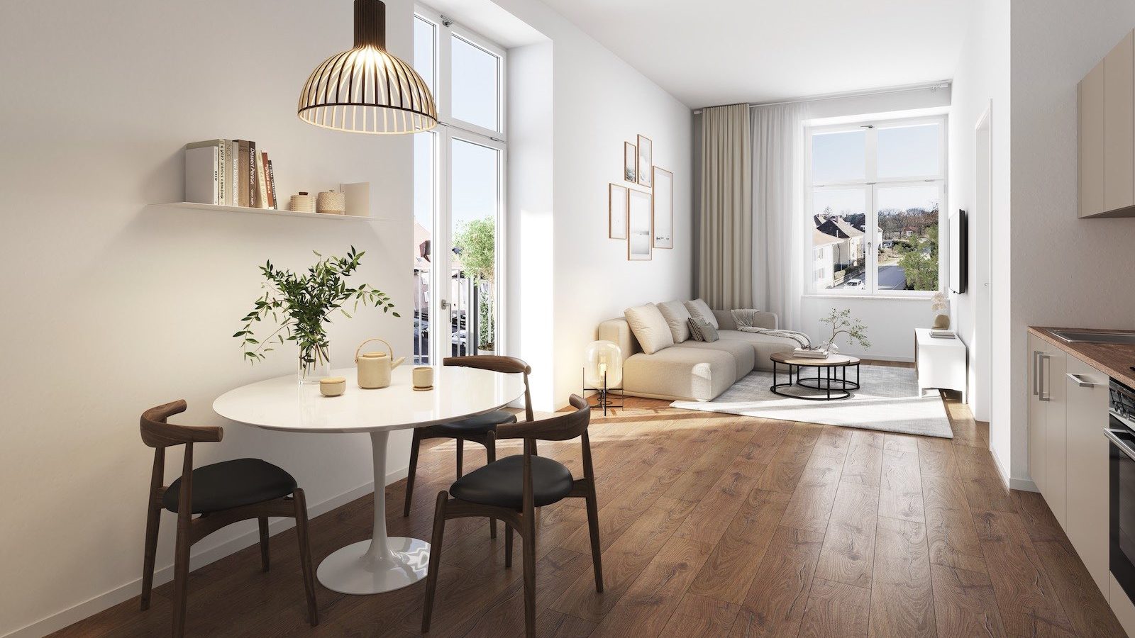Unverbindliche Beispieldarstellung Park-Residenz 1, Wohnung 01.22, 2. Obergeschoss