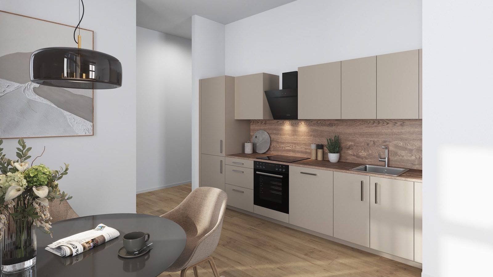 Unverbindliche Beispieldarstellung Park-Residenz 3, Wohnung 3.29, 2. Obergeschoss
